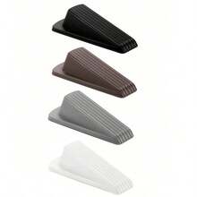 1PC Rubber Wedge Door Stoppers For Floor, Door Gaps And Prevent The Lock-Outs, Floor Sturdy Stackable Door Stop For Carpet Heavy Duty Door - Multicolor - View 13