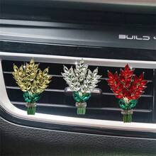 1/3 件全水晶薰衣草汽车出风口香氛夹，汽车内饰装饰空调出风口香氛架 - 均碼 - 查看 20