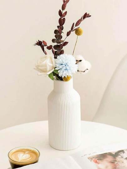 Wit Ceramic Vase, Warm Home ation, Small Pampas Grass Bedroom Office Students, Storage, Wedding Ho Jewelry Best Flower Vase Glass view 5