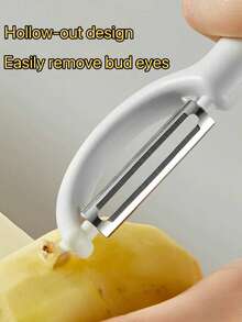 Household Sharp Peeling Knife, Stainless Steel Fruit & Vegetable Peeler, Super Fast Potato Peeling Tool - Multicolor - View 5