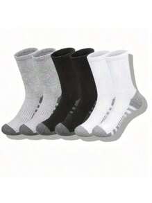 60pcs/50pcs Comfortable Sports Round Neck Tennis Socks For Men, Suitable For Outdoor And Casual Wear, All Season, White Antibacterial Odor-Resistant Moisture-Wicking Athletic Socks, Thick And Comfortable For Daily Wear, Couples Casual Socks, Cute Socks, Girls Socks, Autumn/Winter & Spring/Autumn, Mesh Detail, Guiding Hole Design, Moisture Absorption And Perspiration, Soft And Smooth, Suitable For Various Holidays, Sports, Leisure, Business And Daily Wear, Can Be Worn All Year Round, 40pcs/30pcs/24pcs/20pcs/16pcs/12pcs/10pcs/8pcs/6pcs/4pcs/2pcs