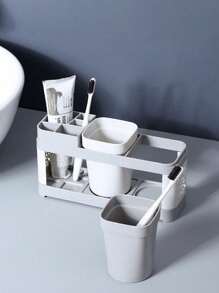 1 Piece Creative Couples/Family Toothbrush Holder Cup & Organizer Set Back To School