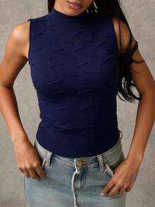 Koszula dolna dla kobiet na wiosnę i jesień, sweter z półgolfem, kamizelka, nowy styl, dopasowany krój, lekki i dojrzały styl dzianinowy sweter