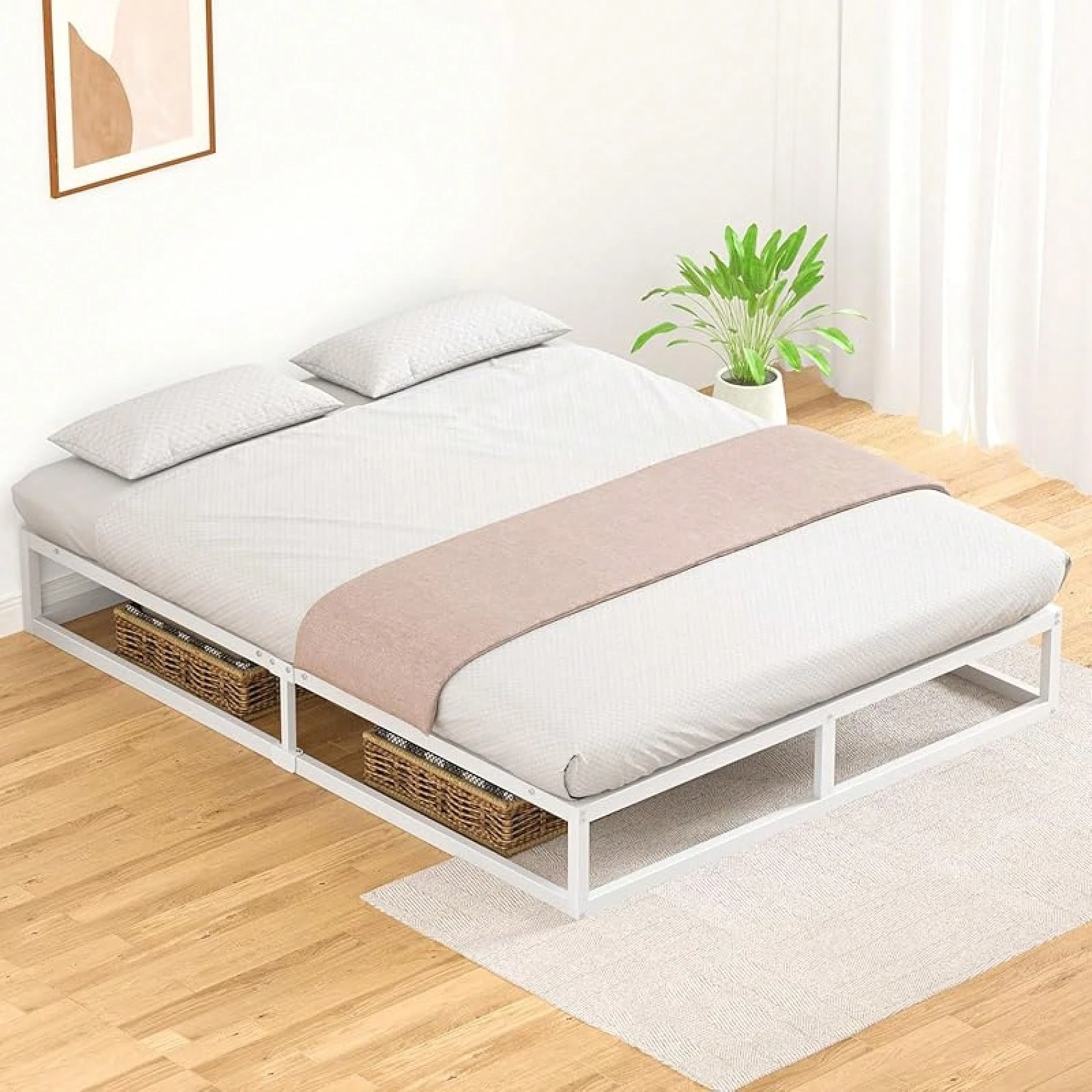 【PRTONE】 ベッド ベッドフレーム ダブル メタル 717zT7R8YiL._UF350,350_QL50_.jpg