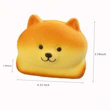 1pc Cute Soft & Squishy Realistic Bread Prop For Decoration, Stress Relief & Photography
