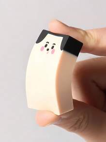 1/4pcs Cute Salaryman Erasers Bald Uncle Erasers Bulk Bald Eraser Desk Pet Fun Pencil Eraser Back To School Gifts For School Classroom Rewards Party Favors