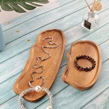 1 件超吸睛 Ins 风格旅行木质收纳托盘 | 化妆品和洗漱用品收纳盒 | 酒店桌面装饰 | 天然实木