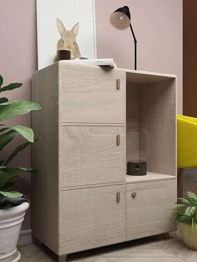 Roll Classic Wood Grain Removable PVC Self Adhesive Wallpaper, Waterproof Dirt Resistant Texture Wallpaper Living Room, Bedroom, Tafel Door ation view 6