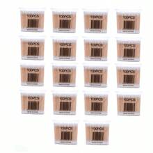 1800/1200/1000/500/300/200/100 Stücke hochwertige Doppelkopf-Reinigungstupfer, Salon-Wattestäbchen, kosmetische Holz-Reinigungstupfer, Beauty- und Pflegespitzen, runde Einweg-Ohrenreinigungstupfer für den Hausgebrauch, geeignet zum Reinigen von Ohren und Nase, Multifunktions-Beauty- und Reinigungswerkzeug, hochwertiges Beauty-Werkzeug - Weiss - Übersicht 15