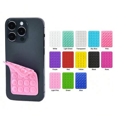 Giá đỡ điện thoại hút hai mặt, miếng dán giá đỡ điện thoại bằng silicon chống trượt có thể giặt được