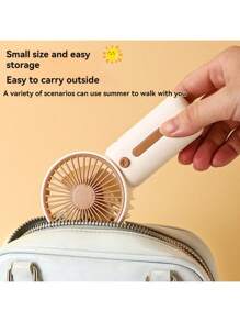 1 pezzo Mini ventilatore portatile alimentato a batterie 2xAAA (batterie non incluse) per il ritorno a scuola