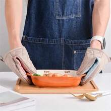 1 Stück hitzebeständige Silikon-Untersetzer mit Abdeckung - vielseitige Topflappen, sicher für Mikrowelle, Ofenhandschuhe, Pfannengriffeinsätze und Küchen-Abtropfmatten.