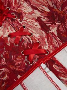 Modne damskie topy bez ramiączek Eleganckie europejskie i amerykańskie sznurowane seksowne gorsety Slim Fit Streetwear Top