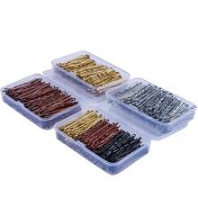 150pcs Mini Brown Hair Clips With Storage Box, Non-Slip Hair Clips Suitable For Women & Girls, Fit All Hair Styles Claw Clips Hair Claws Hair Barrettes, School Stuff, Hair Accessories, Head Accessories, Hair Accessories For Women, Hairpin - Multicolor - View 3