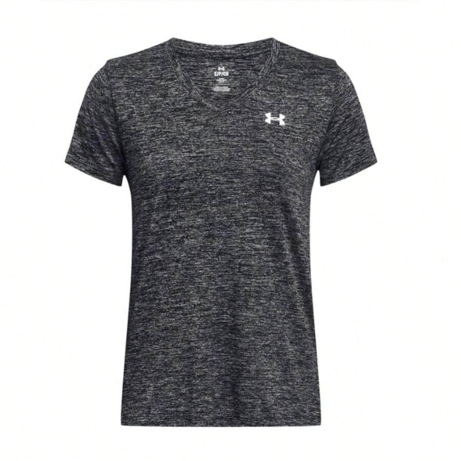 Under Armour Tech Short Sleeve Vest- Twist-Black - Black - View 1