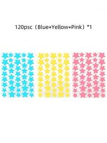 1400/1120/560/280 Pcs Star Stickers, Halloween And Christmas Decorative Stickers, Colorful Pentagram Stickers, Suitable For Party, Holiday Photo Decoration, Face Decoration (1 Sheet Per Color), For Decoration Only (Not For Makeup), Cosmetics, Inexpensive, Room Decoration, Vanity, Travel, Bedroom, Makeup Accessories, Inexpensive, Christmas Gift, Cosmetics, Makeup Tools, Cheap Goods, Gifts, Women's Gifts, Christmas Gifts - Multicolor - View 59