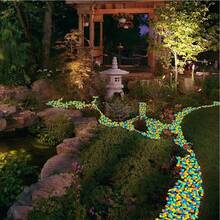 100/300pcs Glow In The Dark Rocks Outdoor,White Solar Rocks For Landscaping, Outdoor Decor Glow In The Dark Stones, Glowing Pebbles For Garden Backyard Patio Lawn Path, Powered By Sunlight - Multicolor - View 10