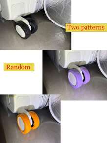 1/8 PCS Luggage Wheel Protector, Wheel Diameter 5-7.5cm Universal, For 8 Wheel Spinner Luggage Sets, Anti-Friction, Anti-Noise Luggage Cover, Luggage Protector, Vacation Travel Essentials Travel Accessories, Travel Accessories, Suitcases, Travel Essentials, Furniture Dust Covers