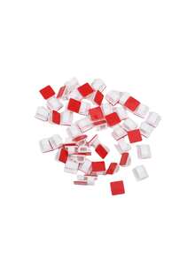 50Pcs Cable Clips Organizer Drop Wire Holder Organizer Clamp USB Data Line Home Wire Clips Accessories Cord Management Self-Adhesive Cable Manager Fixed Clamp Wire Winder - Multicolor - View 10