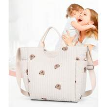 1pc Large Capacity Mommy Bag, Tote Diaper Bag For Moms, Multi-Function Stroller Hanging Bag, Large Capacity Mommy Bag, Tote Bag For Young Mothers, Fashion Shoulder Crossbody Bag, Maternity Bag Handbag - Multicolor - View 2