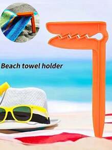 4/8 Piezas Pinzas para Toalla de Playa, Pinzas para Esterilla de Playa, Sujetadores de Toalla de Playa - Estacas de Anclaje para Toalla de Playa Exterior, Abrazaderas de Estacas de Anclaje, Sujetadores de Manta de Picnic, Picos de Arena para Toalla de Playa, Soporte de Plástico para Playa y Camping, Soporte Multiusos para Toalla y Esterilla de Picnic para Camping y Viajes a la Playa, Accesorios de Viaje, Artículos Esenciales de Playa
