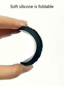 2 件黑色台球形硅胶杯垫，防滑耐热汽车杯架杯垫，汽车配件 - 黑白 - 查看 9