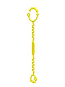 1 pieza Correa de silicona ajustable para juguetes de cochecito, adecuada para sujetar juguetes, botellas, tazas, chupetes al cochecito, trona, silla de coche, duradera y antideslizante, artículos esenciales para bebés