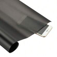 1 Piece Matte Smoked Vinyl Film, Suitable For Car Headlights And Taillights, Enhances Privacy And Style, Matte Smoke Car Tint Sticker Fog Light Decorative Wrap, Smoke Color Sticker, Easy To Apply - Multicolor - View 3