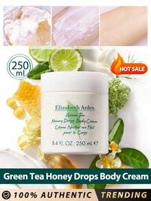 Elizabeth Arden Green Tea Honey Nourishing Body Cream 250ml / Infused With Natural Honey And Aromatic Green Tea Extracts, This Ultra-Moisturizing Full-Body Cream Helps Soothe And Condition Dry Skin. / An Uplifting, Sensorial, And Mood-Enhancing Fragrance. - Body Cream 250ml New - View 1