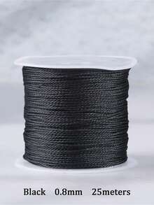 1 件 0.2-1 毫米金/银线花边绳手链项链编织绳适用于 DIY 流苏串珠香巴拉串珠宝制作配件 - 彩色 - 查看 28