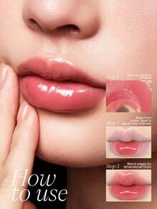 JOOCYEE Glossy Lipstick 2.0 Upgraded Version 502 Long-Lasting - 502Sun Bliss - View 5
