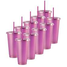 Drinking Glasses - Purple Iridescent - View 2