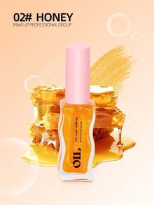 MSFLIBNH 1/2/6 piezas Aceite labial de 8ml con esencia de fruta y miel, de larga duración, hidratante y que atenúa las líneas de los labios, brillo labial transparente perlado. Regalo para mamá. Se enviarán aleatoriamente 2 estilos de empaque sin afectar el uso.