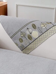 1pc Versatile Sofa Seat Cover, Modern Simple Non-Slip Sofa Cushion Cover, Dust-Proof And Washable, Light Grey Fresh And Fashionable, Soft And Fade-Resistant, Pet Friendly Protective Slipcover, Suitable For Bedroom, Office, Living Room, L-Shaped Sofa, And 1/2/3/4-Seat Sofa - Light Grey - View 6