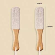 1/2pcs Professional Pedicure Rasp Tool, Foot Cleaner Pedicure, Foot File Pumice Stone, For Dead Skin Crack Heels, Beech Wood Foot File Rasp, Callus Remover, Foot Scrubber, Pedicure Tool, Professional Pedicure Supplies, Removes Dead Skin & Calluses, Foot Care Foot, Rasp Massage, For Men And Women.
