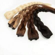 Human Hair Extensions Invisible Wire Hair Extensions Black Remy Fish Line Hair Hairpiece With Fish Line