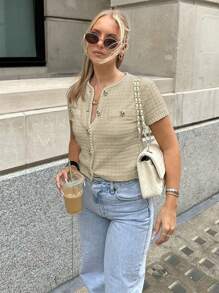 Cárdigan casual y elegante para mujer, apto para calle, vacaciones y uso diario, primavera/verano
