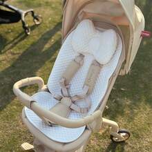 Breathable Bean Ice Silk Cooling Mat For Baby Strollers, Summer Seat Cushion, Universal Cooling Mat For Baby Strollers (Ice Silk Material) - Multicolor - View 8