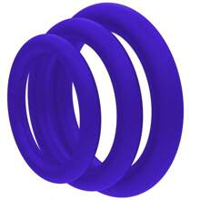Penis Ring 3 Piecescircular Cock Ring Set With Multi-Color Options And Elastic 3-Size Design, Perfect For Couple's Passionate Date Nights To Enhance Intimate Experiences.