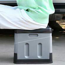 1pc Portable Foldable Car Camping Toilet Seat, Emergency Travel Potty Outdoor Mobile Commode - Multicolor - View 12