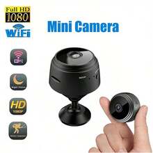 1pc/2pcs Mini Wireless WiFi Home Security Camera, HD Video Monitoring, Remote Access Via Smartphone, - Black - View 9