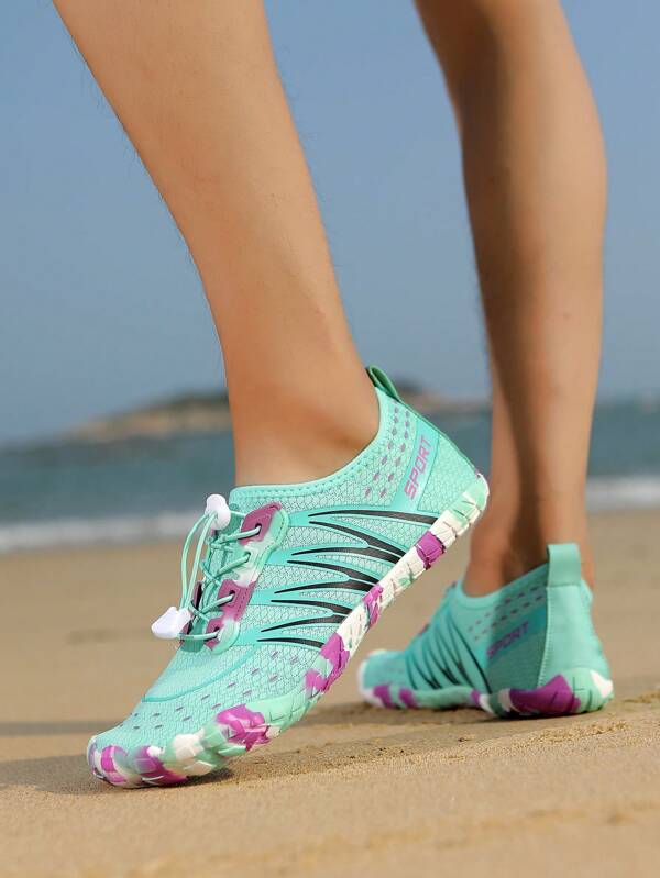 Outdoor Wading Shoes Men Women Quick Dry Breathable Non-Slip Sandals, Summer Mesh Lightweight Fishing/Boating Shoes