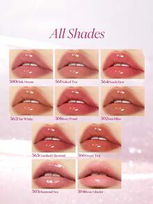 JOOCYEE Glossy Lipstick 2.0 Upgraded Version 564 Long-Lasting - 564Peach Dew - View 9