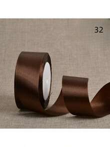 25 yards band Blombukett dekorativt band, 4 cm presentförpackningsband, satinband, julförpackningsbåge - Multifärgad - Visa 45
