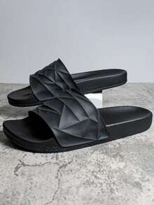 2025 Summer New Soft & Comfortable Non-Slip Casual Slippers, Fashionable Men's Outdoor Beach Sandals - Black - View 4