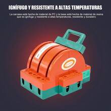 Interruptor de cuchilla de aislamiento de 100 A, tripolar, de dos tiros, adecuado para conmutar entre electrodomésticos, electrodomésticos industriales, sistemas de energía y circuitos de autogeneración. - Naranja - Ver 7
