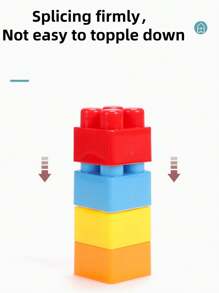 66pcs Changeable Big Particle Building Blocks, Children Educational Toy, PP Plastic Puzzle Toy For Boys & Girls, Creative Early Learning DIY Toy Set 118pcs Large Particle Building Blocks, Infant/Toddler Creative Stacking Toy, Educational Early Learning Cubes, With Storage Bag 138pcs Large Particle Building Blocks, Preschool Educational Toy, Creative Interlocking Cubes, With Storage Bag, Christmas & New Year Gift