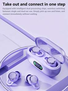 NEW SENYANG New Style True Wireless In-Ear Macaron Musics Earbuds Bluetooth Sleeping Headset Couples Earpods Video Earplug Mini Earbuds Comfortable TWS HIFI Dolby Bass Stereo HD Calling Earphones Adapted For Android For Cellphone Gaming Earpieces Music Smart Headphones For Valentine's Day Gift - X66PRO - View 7