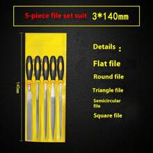 10pcs Multi-Purpose Dual-Color Handle Assorted Flat File Rasp Set, Woodworking, Metalworking, Durable & Anti-Corrosion For Filing, Shaping, Grinding Metal, Wood And Plastic