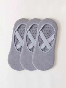 1/3/4 Pairs Of Women'S Pilates Non-Slip Yoga Socks, Grip Socks With Grip, Neutral Hospital Socks, Ankle Support, Shock-Absorbing Sports Socks - Multicolor - View 10